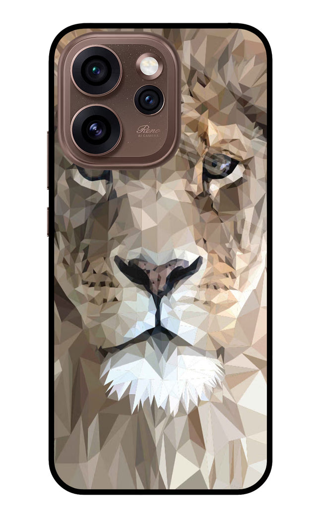 Lion Art Oppo Reno15 Pro 5G Metal Case Back Cover by Casekaro