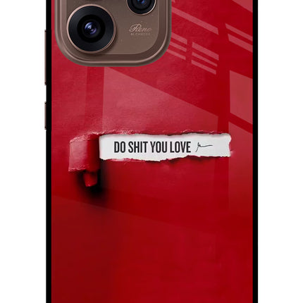 Do Shit You Love Oppo Reno15 Pro 5G Metal Case Back Cover by Casekaro