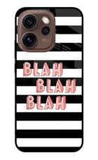 Blah Blah Blah Oppo Reno15 Pro 5G Metal Case Back Cover by Casekaro