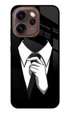 Black Tie Oppo Reno15 Pro 5G Metal Case Back Cover by Casekaro