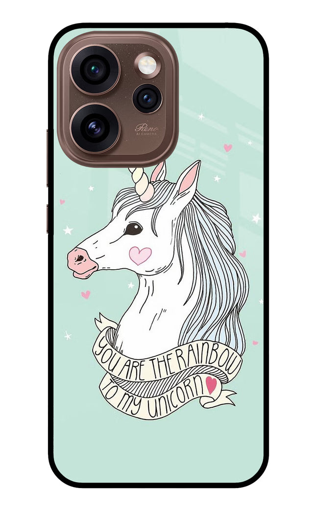 Unicorn Wallpaper Oppo Reno15 Pro 5G Metal Case Back Cover by Casekaro