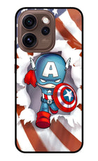 Captain America Oppo Reno15 Pro 5G Metal Case Back Cover by Casekaro