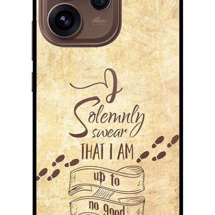 I Solemnly swear that i up to no good Oppo Reno15 Pro 5G Metal Case Back Cover by Casekaro