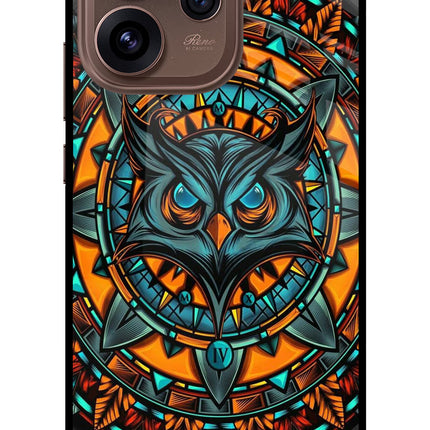 Angry Owl Art Oppo Reno15 Pro 5G Metal Case Back Cover by Casekaro