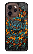 Angry Owl Art Oppo Reno15 Pro 5G Metal Case Back Cover by Casekaro