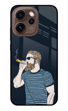 Smoking Oppo Reno15 Pro 5G Metal Case Back Cover by Casekaro