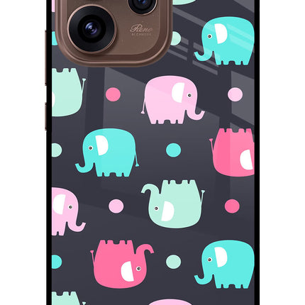 Elephants Oppo Reno15 Pro 5G Metal Case Back Cover by Casekaro