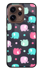 Elephants Oppo Reno15 Pro 5G Metal Case Back Cover by Casekaro