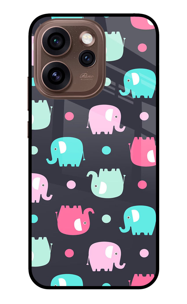 Elephants Oppo Reno15 Pro 5G Metal Case Back Cover by Casekaro