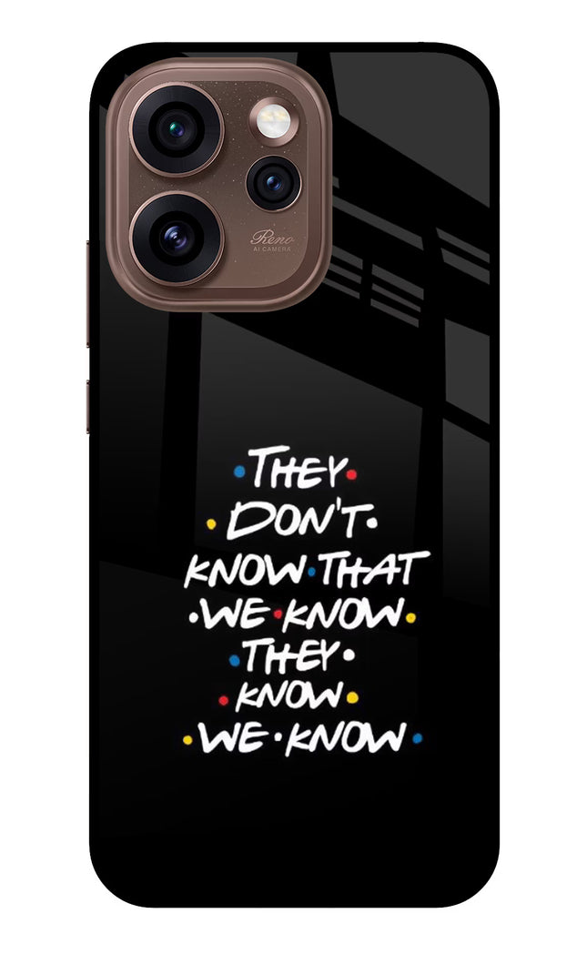 FRIENDS Dialogue Oppo Reno15 Pro 5G Metal Case Back Cover by Casekaro