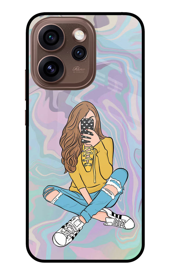 Selfie Girl Oppo Reno15 Pro 5G Metal Case Back Cover by Casekaro