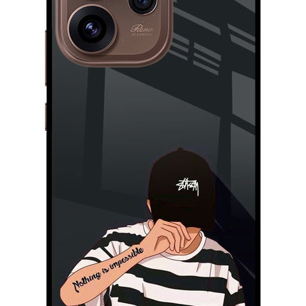 Aesthetic Boy Oppo Reno15 Pro 5G Metal Case Back Cover by Casekaro