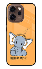 High On Music Oppo Reno15 Pro 5G Metal Case Back Cover by Casekaro