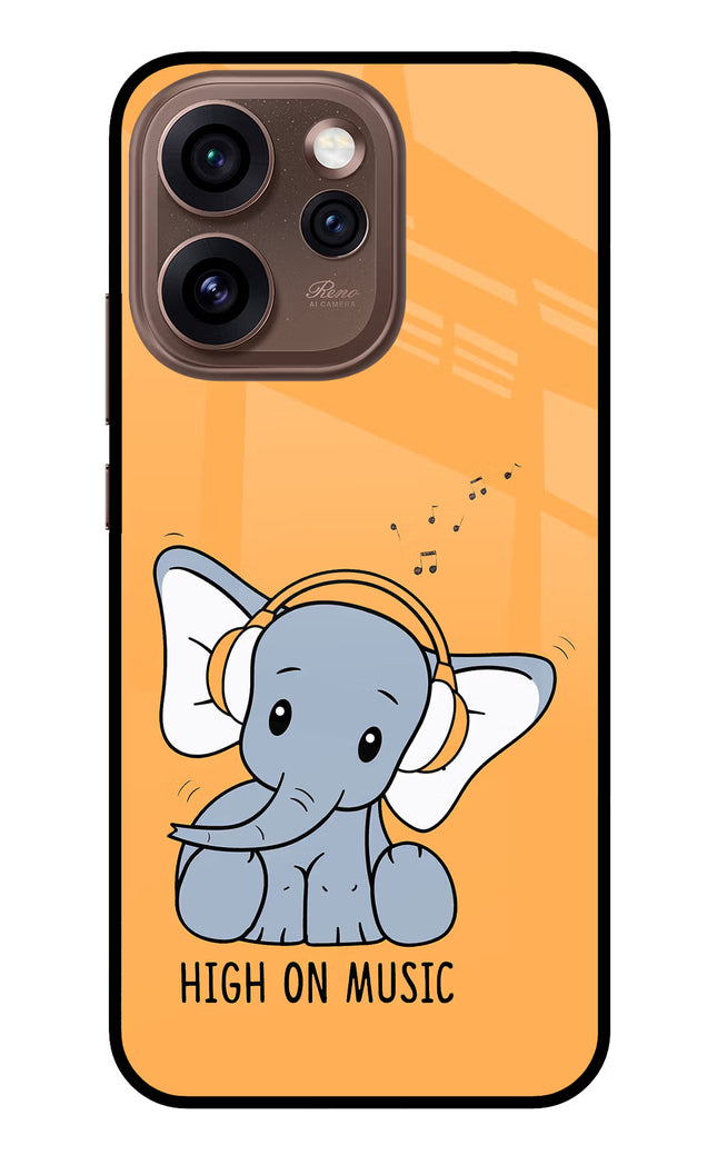 High On Music Oppo Reno15 Pro 5G Metal Case Back Cover by Casekaro