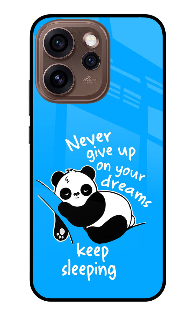 Keep Sleeping Oppo Reno15 Pro 5G Metal Case Back Cover by Casekaro