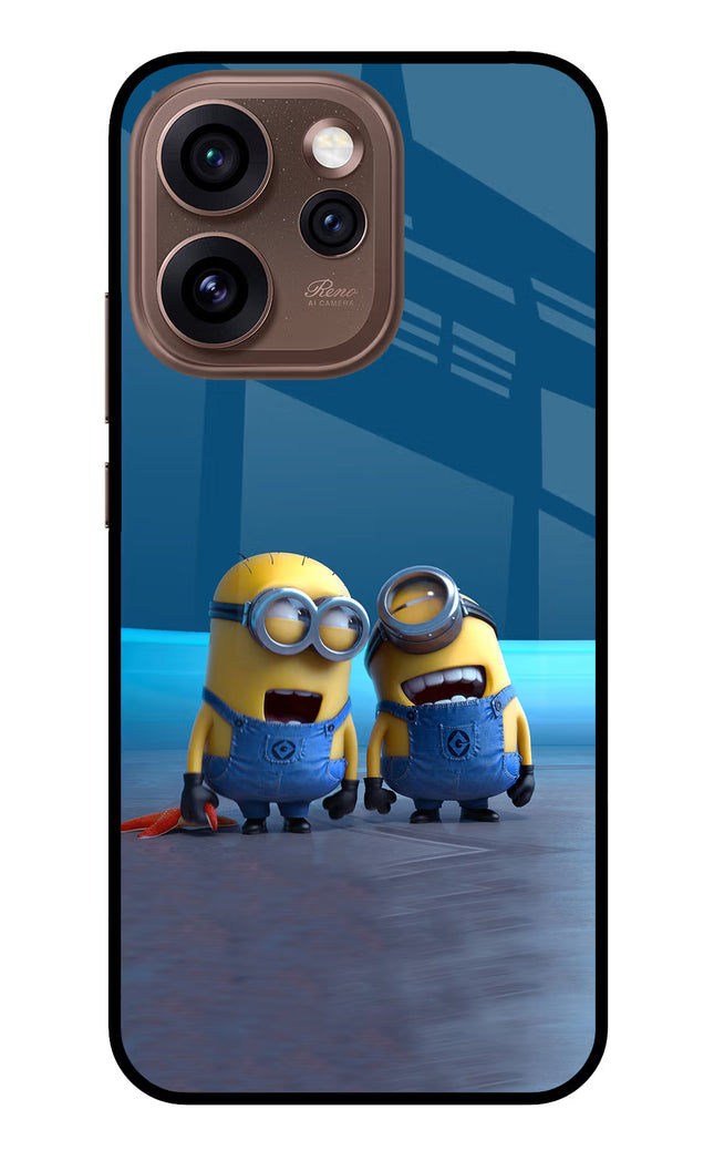 Minion Laughing Oppo Reno15 Pro 5G Metal Case Back Cover by Casekaro