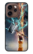 Thor Hammer Mjolnir Oppo Reno15 Pro 5G Metal Case Back Cover by Casekaro