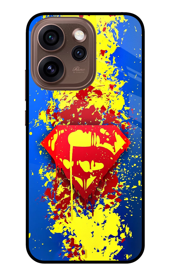 Superman logo Oppo Reno15 Pro 5G Metal Case Back Cover by Casekaro