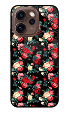 Rose Pattern Oppo Reno15 Pro 5G Metal Case Back Cover by Casekaro