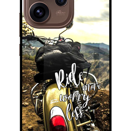 Ride More Worry Less Oppo Reno15 Pro 5G Metal Case Back Cover by Casekaro