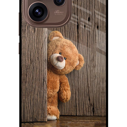 Teddy Wooden Oppo Reno15 Pro 5G Metal Case Back Cover by Casekaro