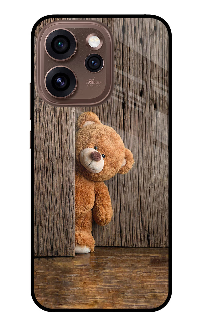 Teddy Wooden Oppo Reno15 Pro 5G Metal Case Back Cover by Casekaro