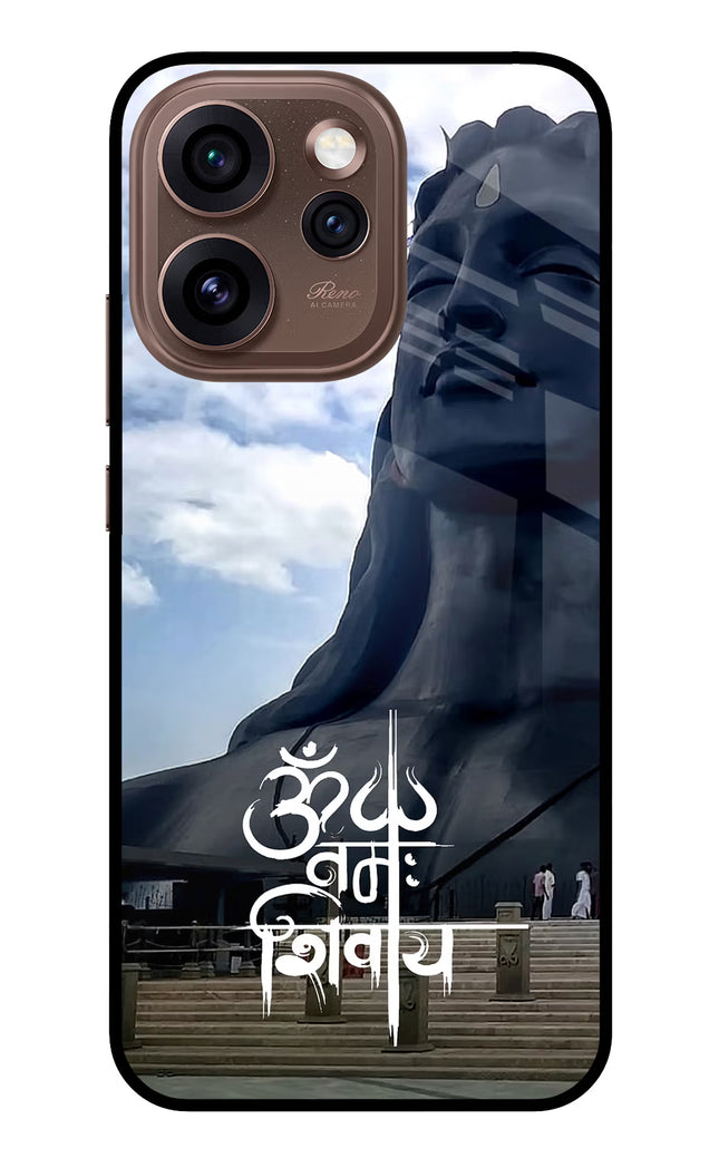 Om Namah Shivay Oppo Reno15 Pro 5G Metal Case Back Cover by Casekaro