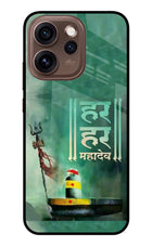 Har Har Mahadev Shivling Oppo Reno15 Pro 5G Metal Case Back Cover by Casekaro