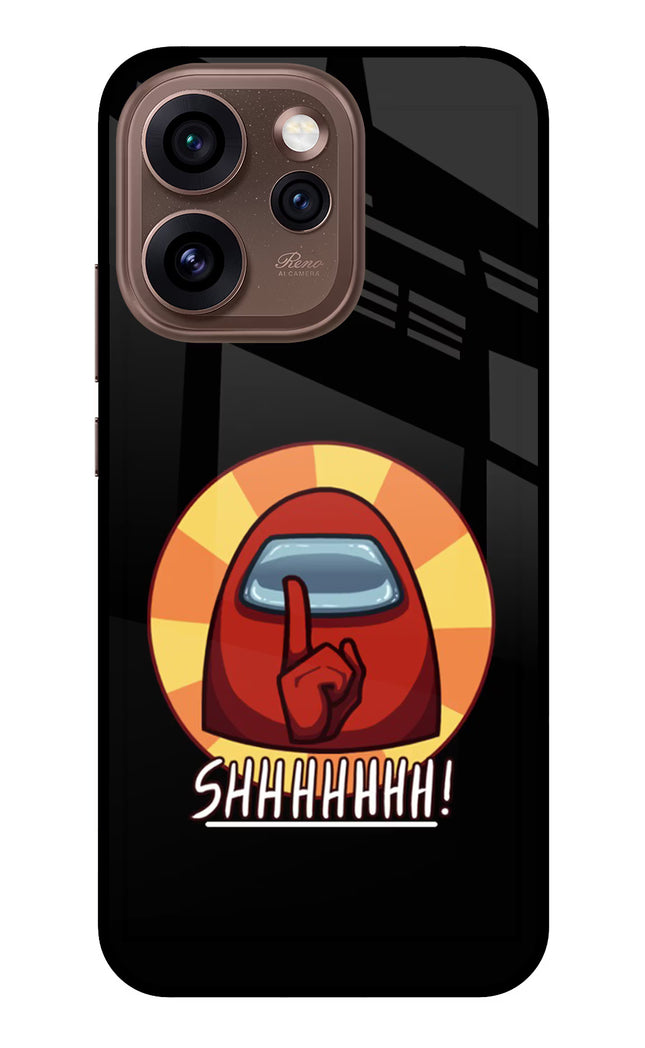 Among Us Shhh! Oppo Reno15 Pro 5G Metal Case Back Cover by Casekaro