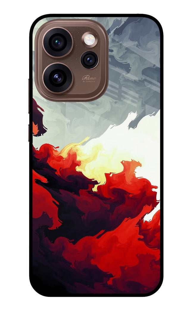 Fire Cloud Oppo Reno15 Pro 5G Metal Case Back Cover by Casekaro