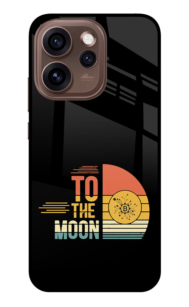 To the Moon Oppo Reno15 Pro 5G Metal Case Back Cover by Casekaro