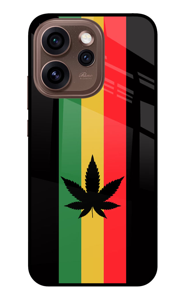 Weed Flag Oppo Reno15 Pro 5G Metal Case Back Cover by Casekaro
