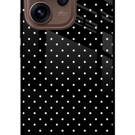 White Dots Oppo Reno15 Pro 5G Metal Case Back Cover by Casekaro