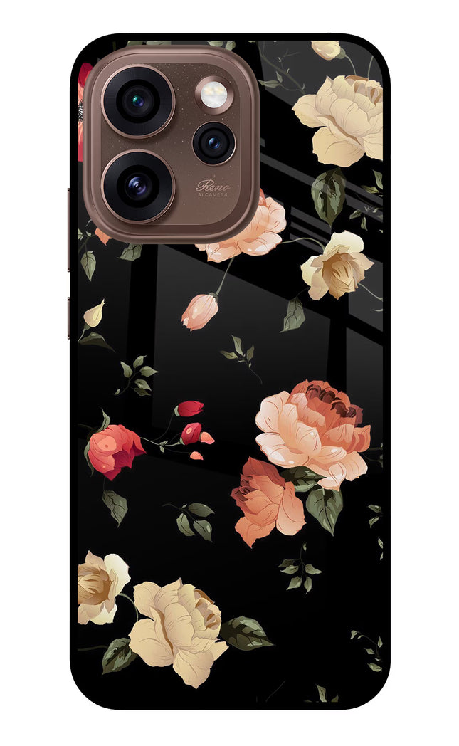 Flowers Oppo Reno15 Pro 5G Metal Case Back Cover by Casekaro