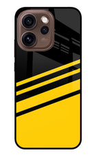 Yellow Shades Oppo Reno15 Pro 5G Metal Case Back Cover by Casekaro