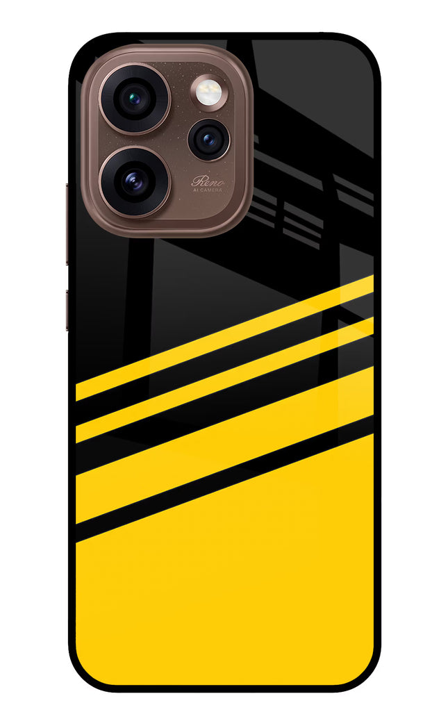 Yellow Shades Oppo Reno15 Pro 5G Metal Case Back Cover by Casekaro