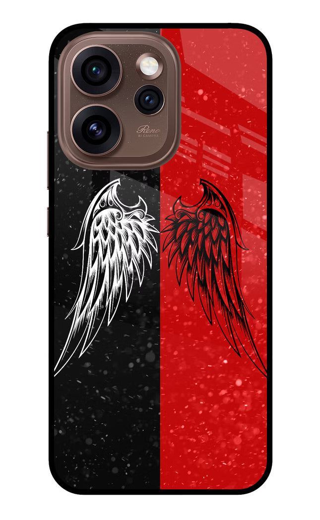 Wings Oppo Reno15 Pro 5G Metal Case Back Cover by Casekaro