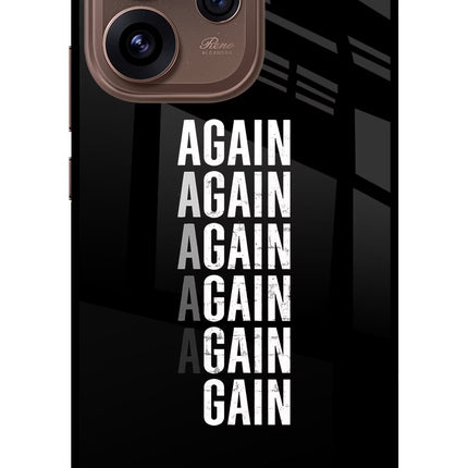 Again Again Gain Oppo Reno15 Pro 5G Metal Case Back Cover by Casekaro