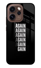 Again Again Gain Oppo Reno15 Pro 5G Metal Case Back Cover by Casekaro