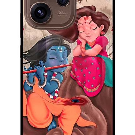 Radhe Krishna Oppo Reno15 Pro 5G Metal Case Back Cover by Casekaro