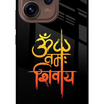 Om Namah Shivay Oppo Reno15 Pro 5G Metal Case Back Cover by Casekaro