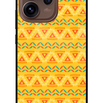 Tribal Pattern Oppo Reno15 Pro 5G Metal Case Back Cover by Casekaro