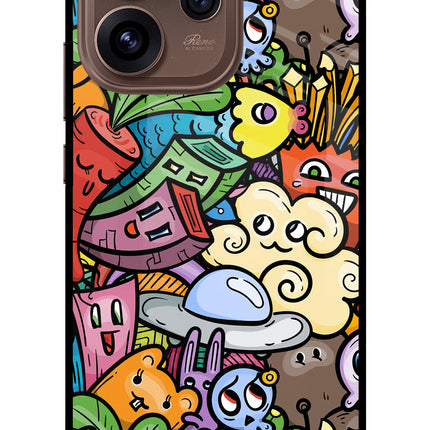 Veggie Doodle Oppo Reno15 Pro 5G Metal Case Back Cover by Casekaro