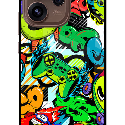Game Doodle Oppo Reno15 Pro 5G Metal Case Back Cover by Casekaro