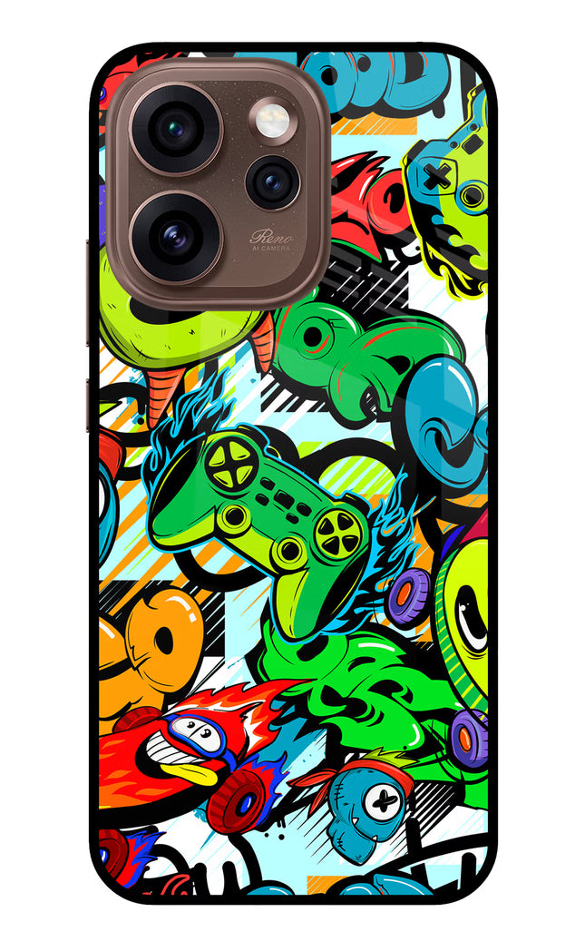 Game Doodle Oppo Reno15 Pro 5G Metal Case Back Cover by Casekaro