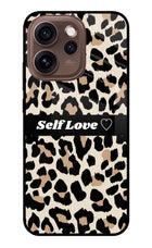 Leopard Print Self Love Oppo Reno15 Pro 5G Metal Case Back Cover by Casekaro