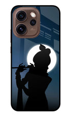 Shri Krishna Silhouette Oppo Reno15 Pro 5G Metal Case Back Cover by Casekaro