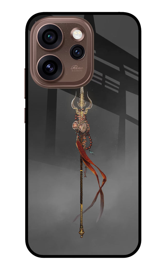 Shiv Trishul Oppo Reno15 Pro 5G Metal Case Back Cover by Casekaro