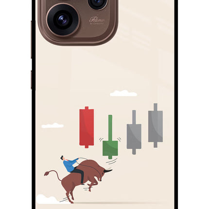 Bull Trading Momentum Oppo Reno15 Pro 5G Metal Case Back Cover by Casekaro