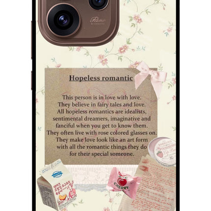 Hopeless Romantic Oppo Reno15 Pro 5G Metal Case Back Cover by Casekaro